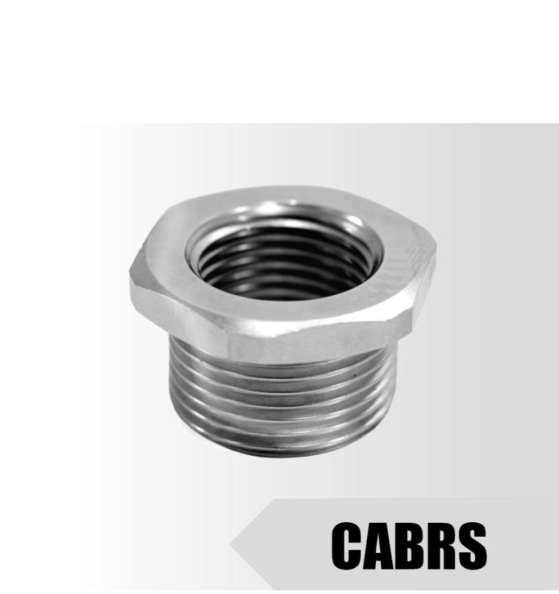 CABRS - Bucha de Redução Sextavada de Aço Inoxidável