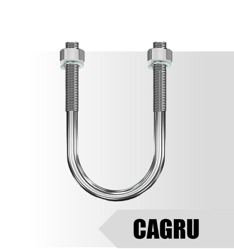 CAGRU - Grampo U de Aço Inoxidável