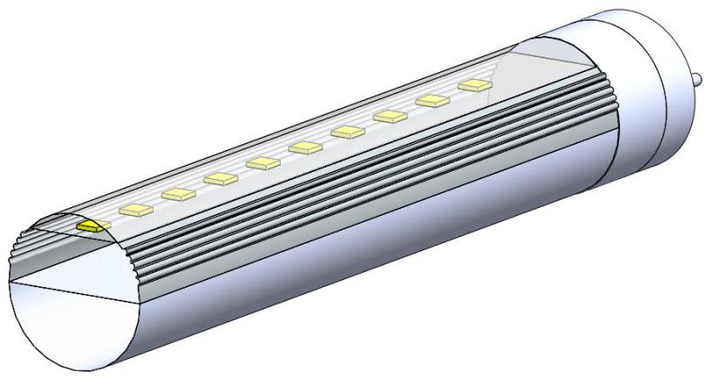 Lâmpada tubular de led 1 20