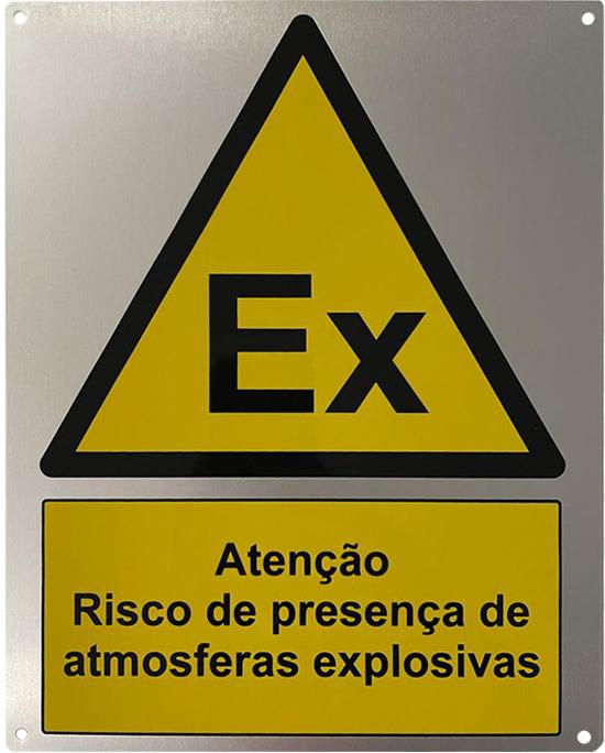 Placa de sinalização de extintor co2